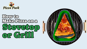 Make pizza on a stovetop or grill with Pizza Pack container