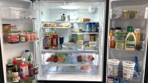 Well-organized refrigerator showcasing efficient food storage